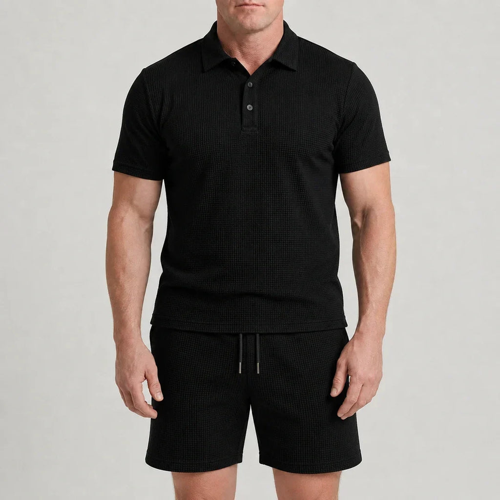 Capri Set – Men’s Ultra Comfortable Shorts and Polo Shirt