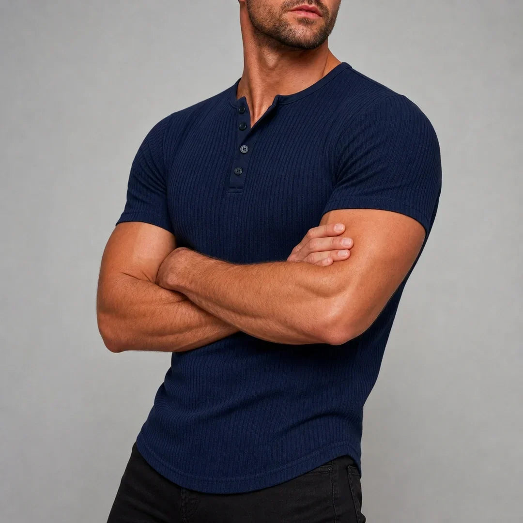 Siena - Men's Ultra Comfortable Henley Shirt